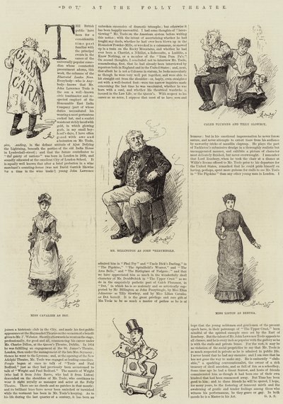 Nokta, Folly Tiyatrosu'nda by Frederick Barnard